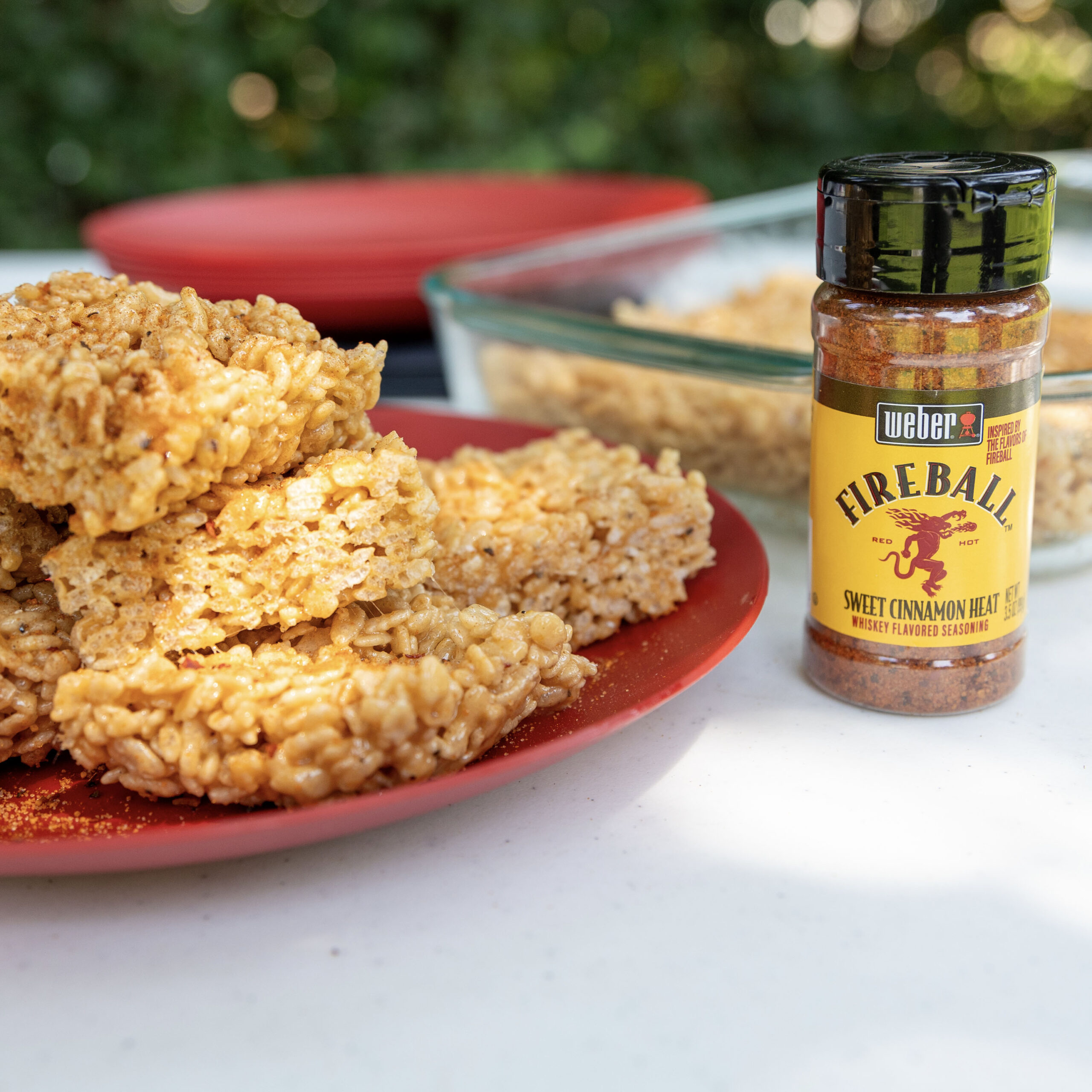 Image of Rice “Whisky” Treats with Fireball™️ Whiskey Flavored Seasoning Recipe