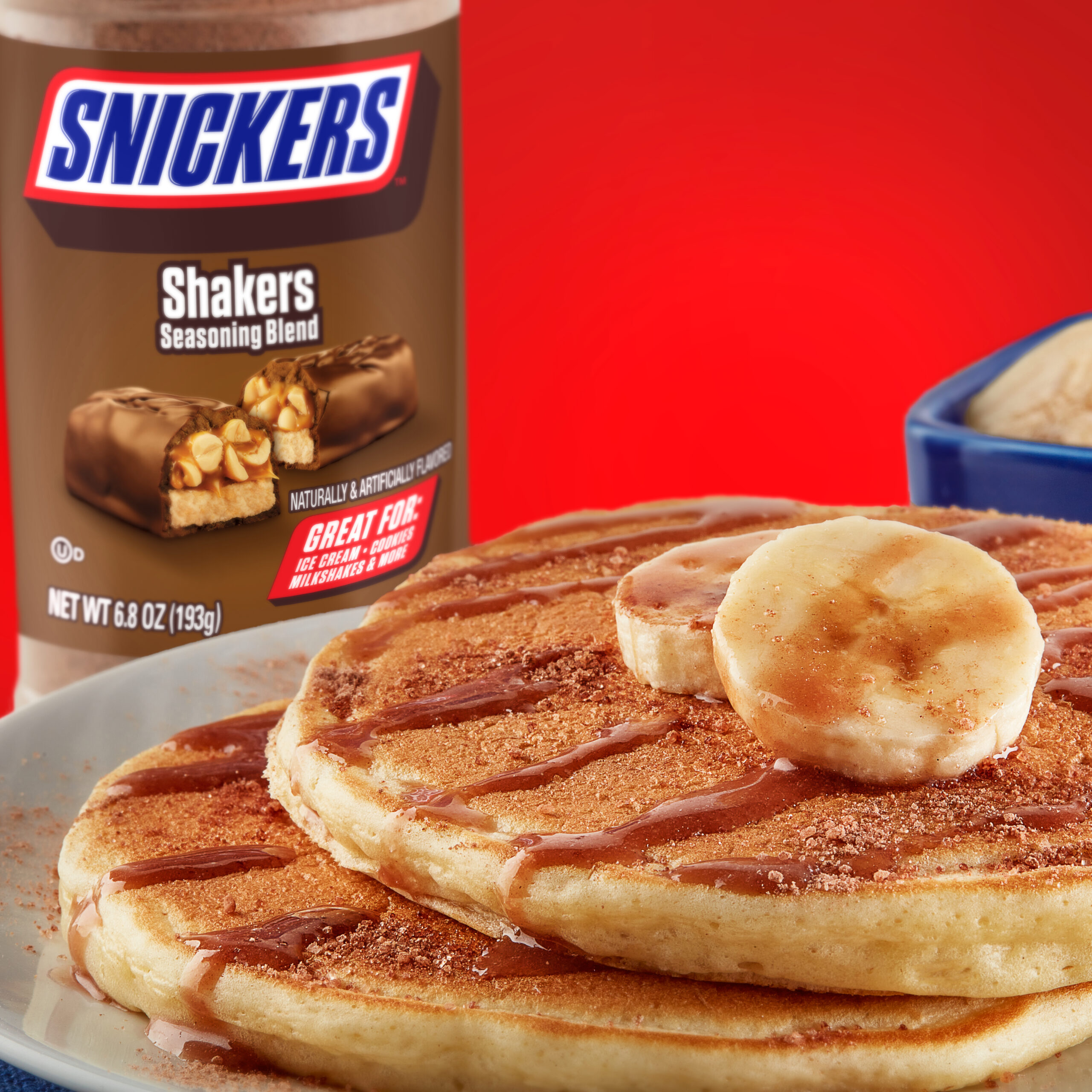SNICKERS™ Shakers Seasoning Blend Pancakes