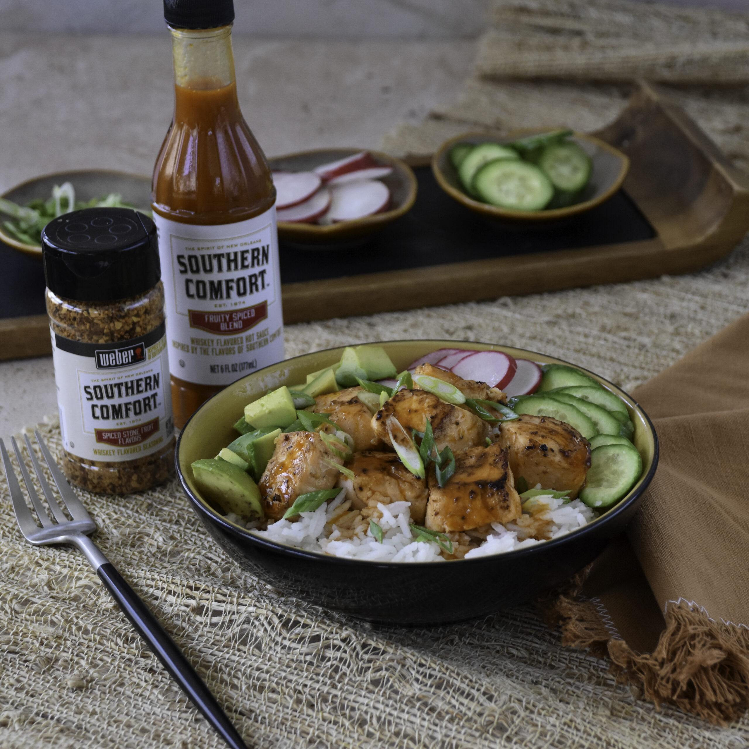 Image of Southern Comfort™ Spicy Salmon Bowls Recipe