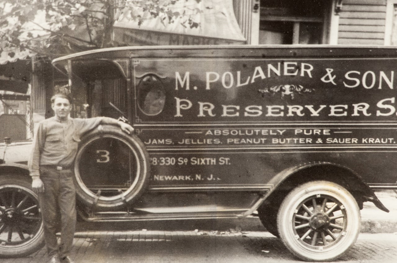 Vintage Polaner and Sons truck.