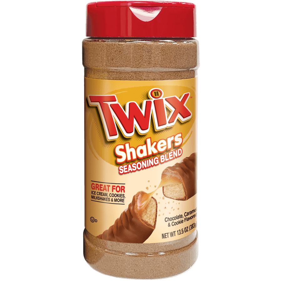 Lot 2 Twix Shakers Seasoning Blend 13.5 oz Chocolate, Caramel